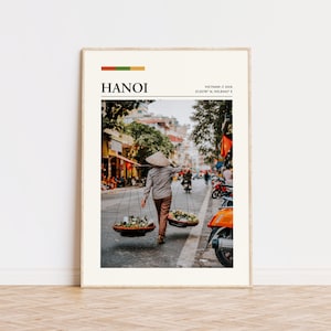 Hanoi Travel Print | Vietnam Wall Art | Vietnam Photography Print | Colour Palette | Travel Gift