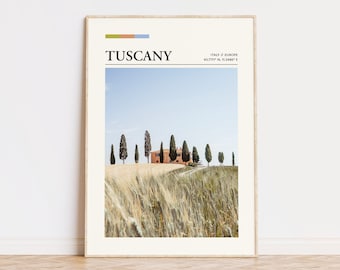 Toscane fotografie-afdruk | Reiswanddecoratie