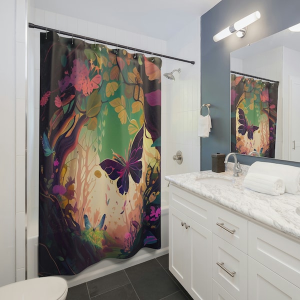 Fairy Shower Curtain Etsy