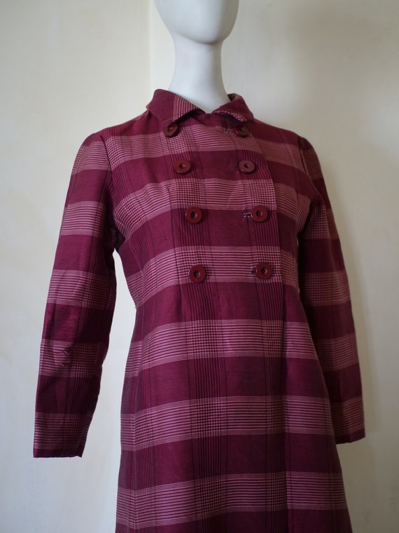 vintage bordeaux color シナール chester coat