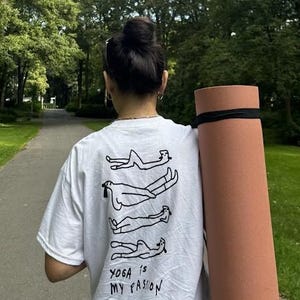 Yoga is my Passion | T-Shirt Printed Oversize Unisex