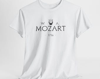 Mozart T-Shirt - Unisex aus schwerer Baumwolle T-Shirt