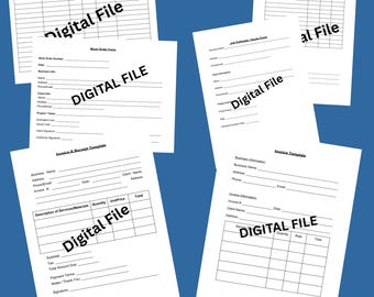 Contractor Forms Bundle | Construction Business Templates (Digital Download)