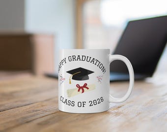 Class of 2026 Graduation Coffee Mug  | Gift for Graduate | Coffee Cup | Graduation Mug | Graduation Gift