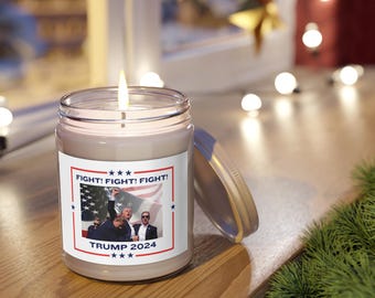 Geurkaars Trump 2024 - 9oz sojawas, gemaakt in de VS