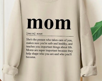 Personalized Mama Sweatshirt, Mom Sweatshirt, Mothers Day Gift, Birthday Gift for Mom, New Mom Gift, Minimalist Cool Mom Sweater