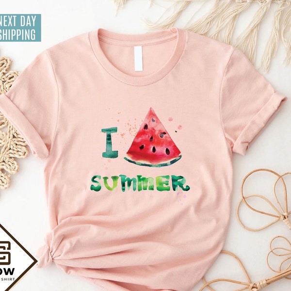 I Melon Summer Shirt, Summer Melon Shirt, Beach Shirt, Summer Cool Outfit, Melon Squad Shirt, Watermelon Shirt, Watermelon Beach Shirt