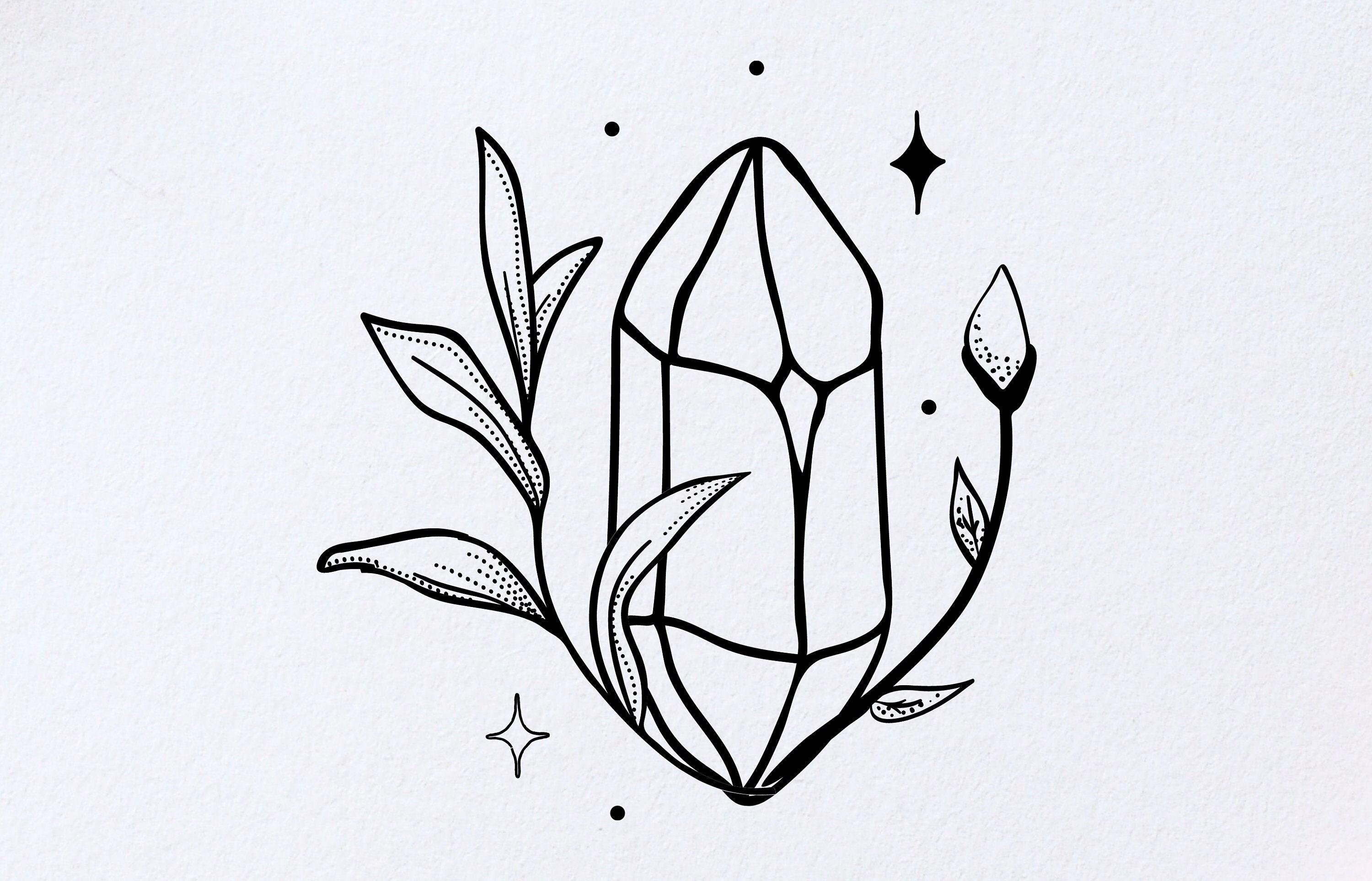 Crystal SVG Crystal Clipart Crystal Cut File Vector Clipart Cricut ...
