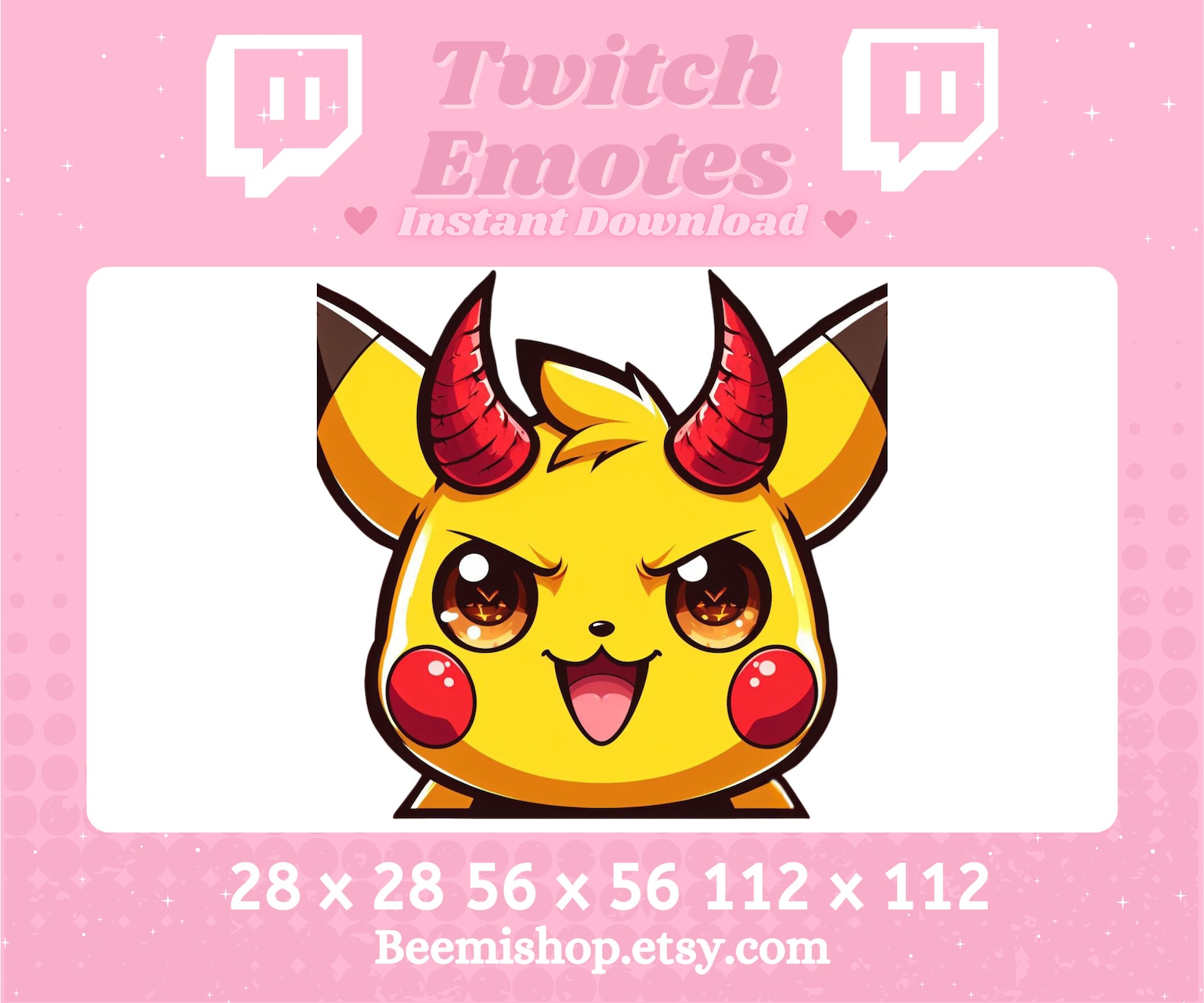 Twitch Emote Discord Emote Pikachu Pokemon Emote Emotes Cute Twitch ...