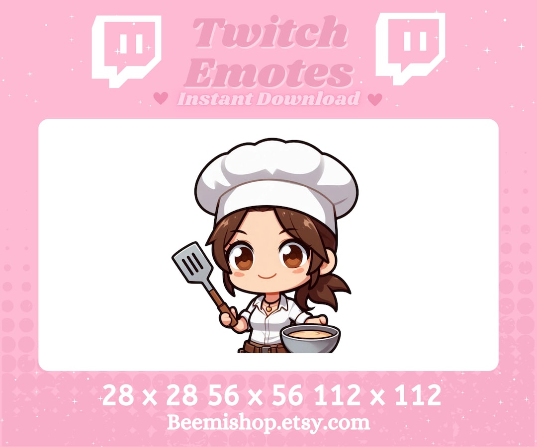 Lara Croft Tomb Raider Chef Cooking Kitchen Food Kawaii Cute Chibi ...