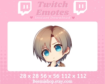 Leon Kennedy Resident Evil Pensamiento confundido Hm Videojuego bruja Discord Emote Youtube Server Stream Lindo Chibi