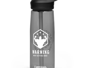 Warning Water Bottle