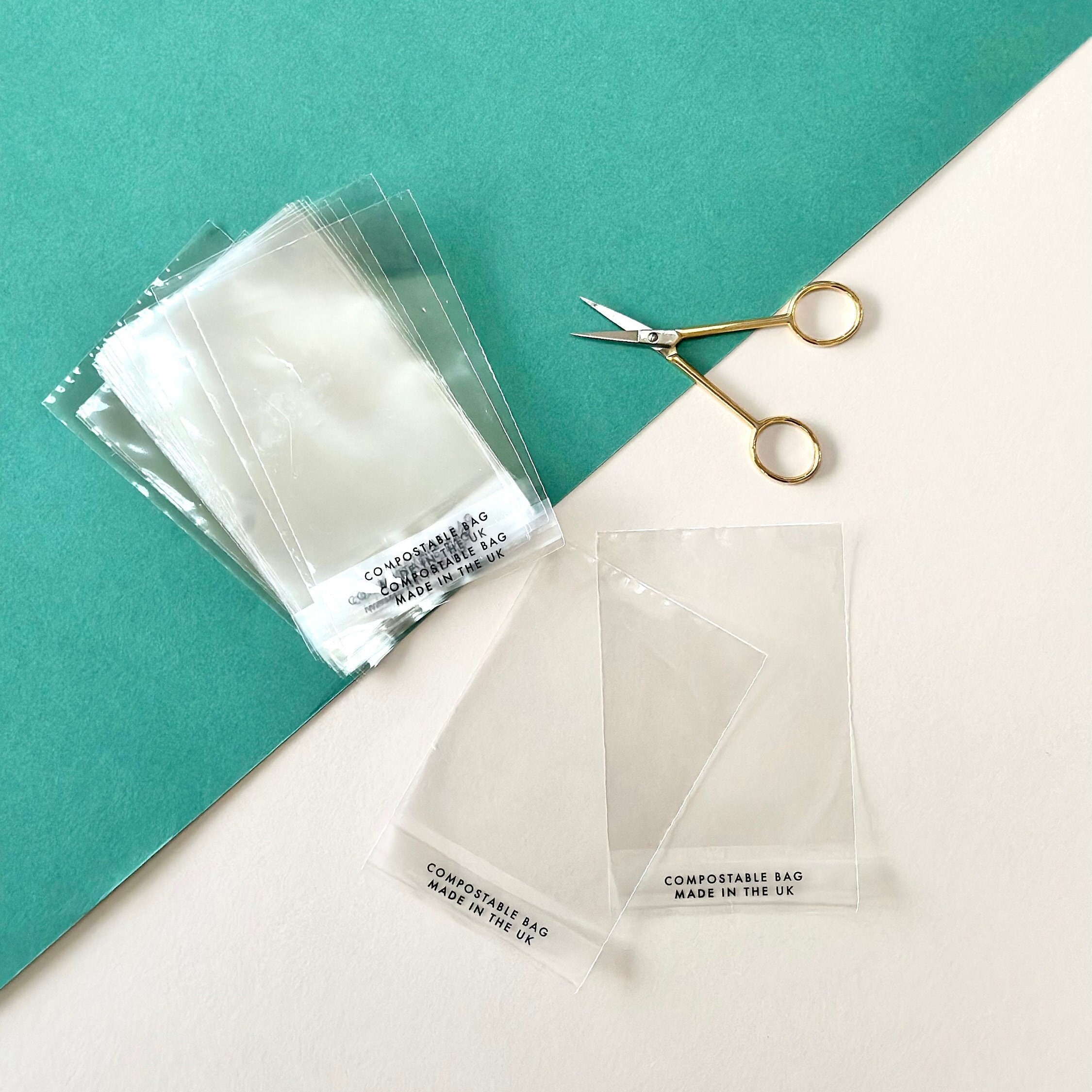 C5 Cellophane Card Display Bags Clear Sleeves Self Seal Strip 