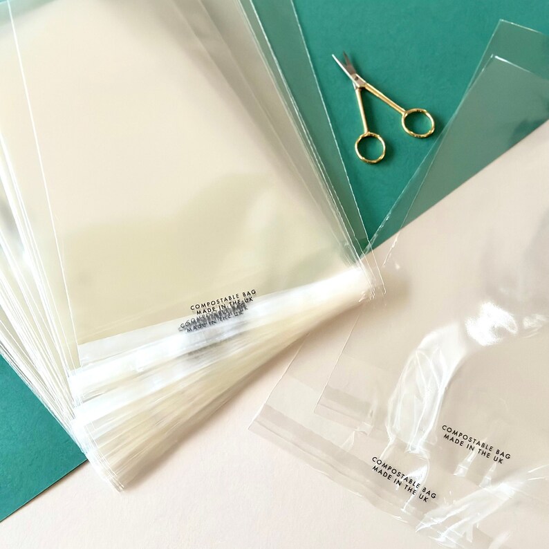 A3 Biodegradable / Compostable Cello Bags 305x420mm Etsy