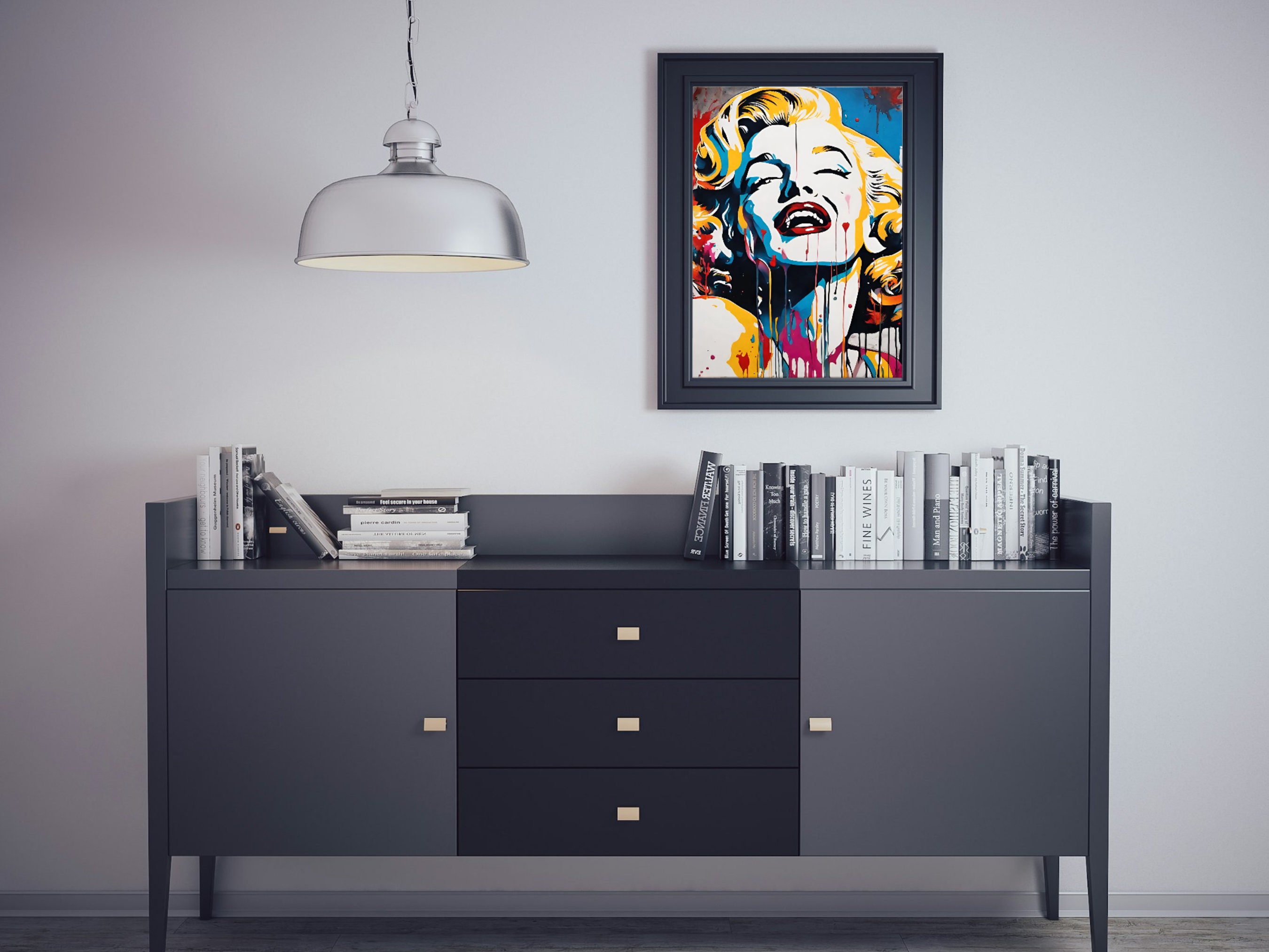 Abstract Marilyn Monroe Wall Art, Trendy Wall Decor, Retro Print Art - Etsy