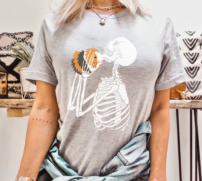 Guinea Pig & Skeleton Shirt, Guinea Pig Shirt, Skeleton Shirt, Cavy, Guinea Pigs, Skeleton Love, Guinea Pig Gift, Guinea Pig Tshirt image 6