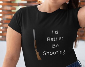 shooting t shirt, ladies shooting, mens shooting, clay pigeon, trap shooting, skeet shooting, game shooting,Unisex Softstyle T-Shirt