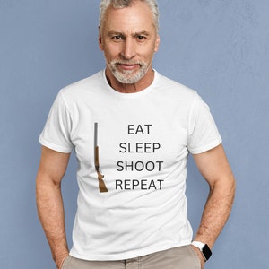 Regalo de tiro, tiro al plato, tiro al plato, tiro al plato, tiro de caza, tiro al faisán, camiseta de tiro, camiseta unisex de estilo suave