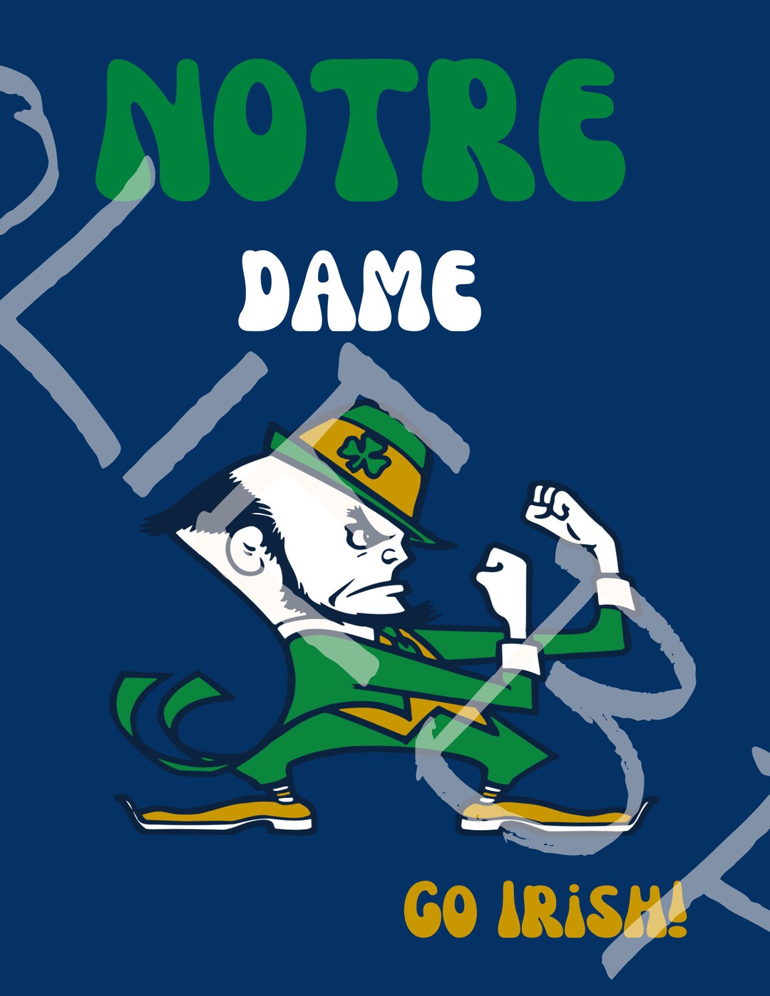 Notre Dame Print - Etsy