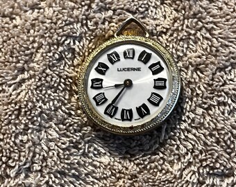 Vintage necklace watch