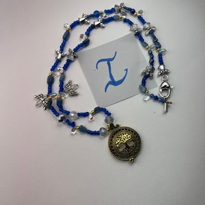 Lapis lazuli tree of life magnifying glass