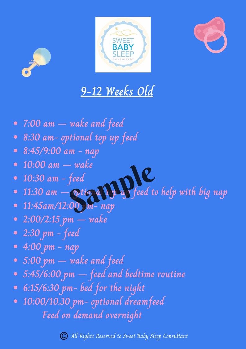 Age Appropriate Routines for Your Baby, Sleep Schedules, Baby Routines ...