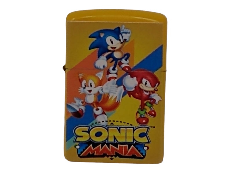 Sonic Mania Sonic the Hedgehog, Tails, Knuckles Stainless Steel Lighter ...