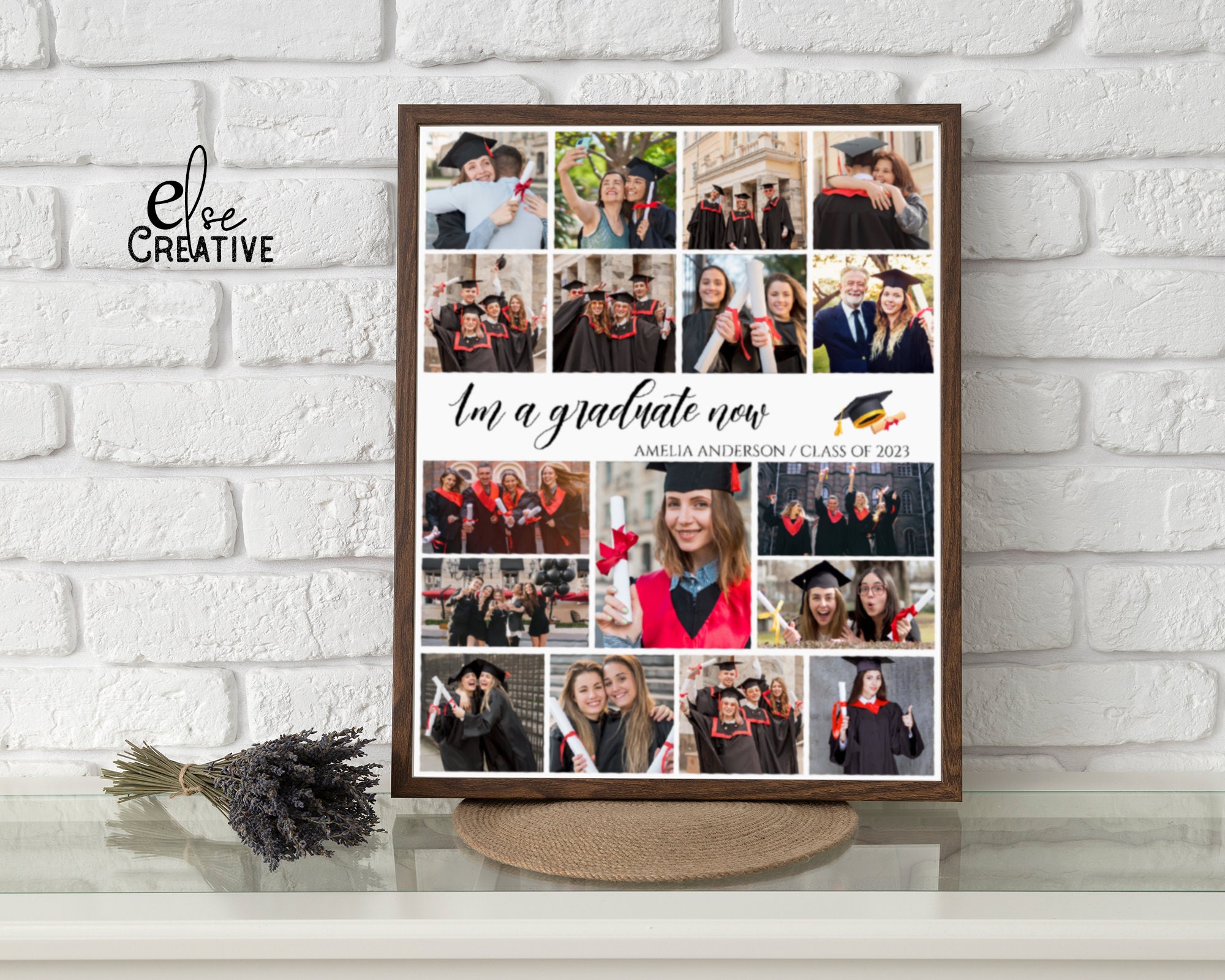 Graduation Photo Collage Examples Graduation Photo Collage Canvas: Custom Birthday, Anniversary, Funeral ...