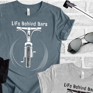 LIfe Behind Bars E-Bike Tshirt Electric Bike T-shirt for Men Ebike T-shirt for Women Ebike Shirt for Mom Wife Ebike Shirt for Husband Tee