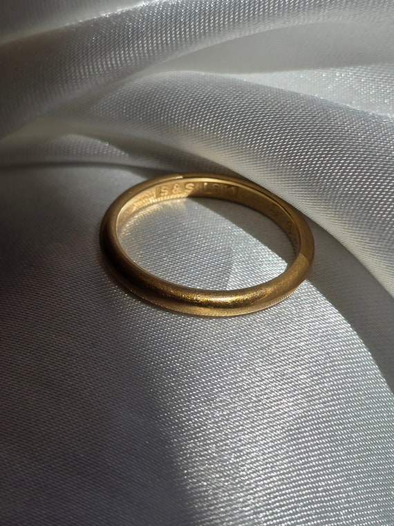 Antique 18k Yellow Gold Band