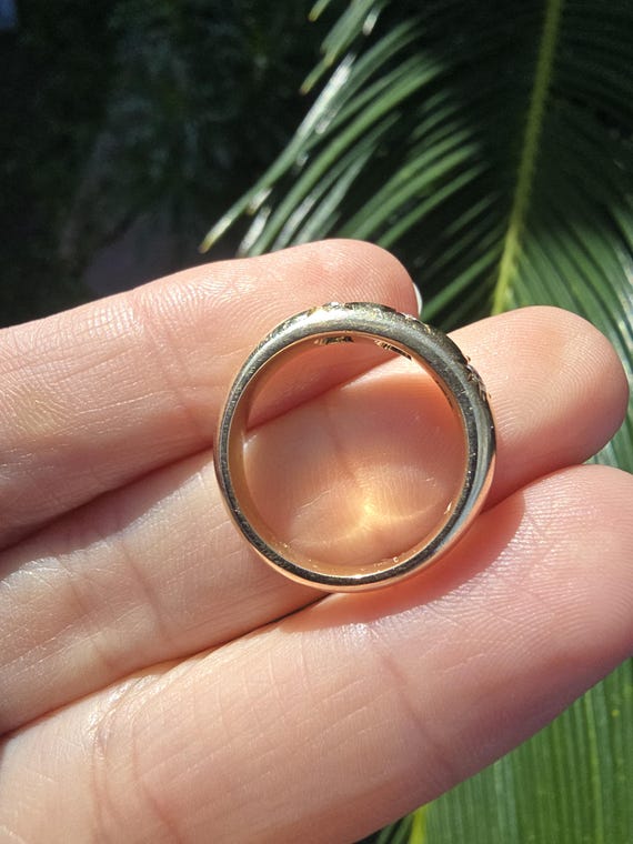 14k Star set Diamond Ring - image 2