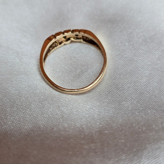Vintage 10k Solid Gold "LOVE" ring - image 2