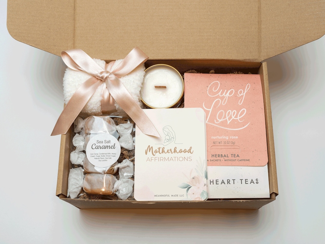 Postpartum Gift Basket Positive Affirmation Cards Gifts for Etsy