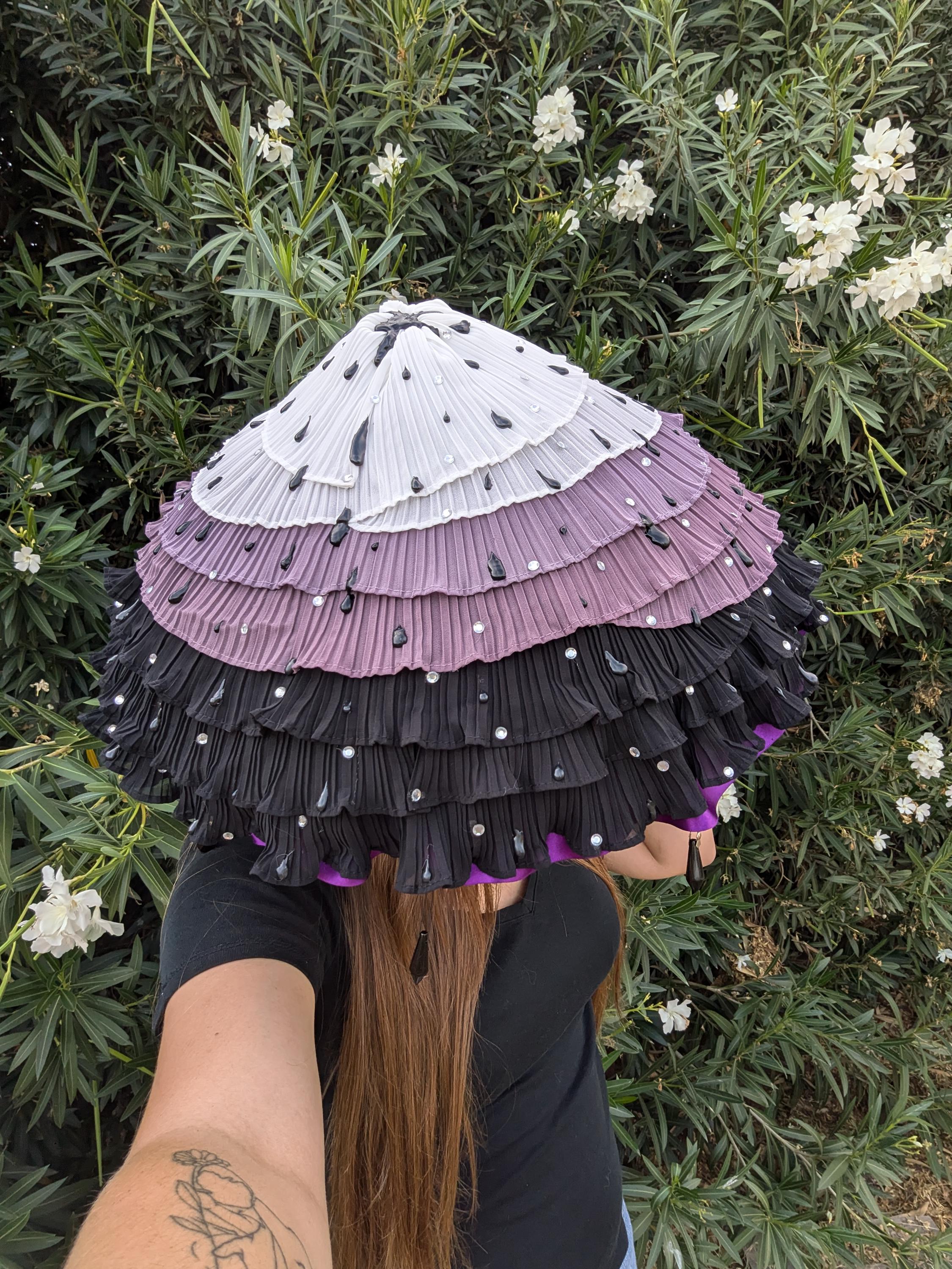 Custom Fantasy Ruffle Mushroom Hat: Renfair Cosplay - Etsy display picture 3