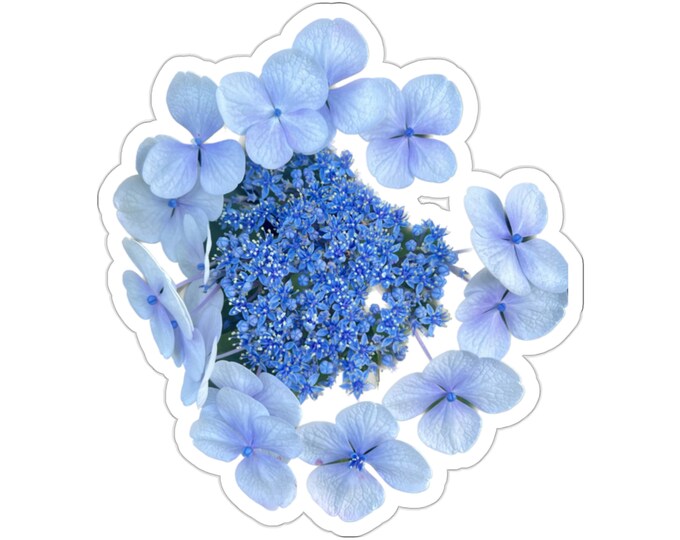Hydrangea Flower Vinyl Die-Cut Stickers