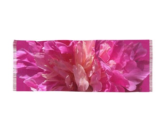 Pink Peony Light Scarf