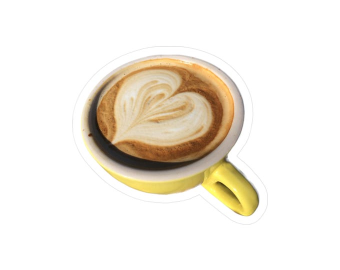 Love You A Latte Kiss-Cut Vinyl Decals