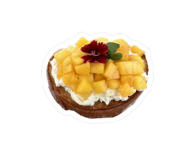 Mango Toast Kiss-Cut Vinyl Decals