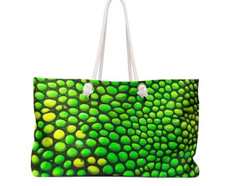 Green Gecko Weekender Bag