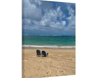 Julie's Beach Matte Canvas, Stretched, 0.75"