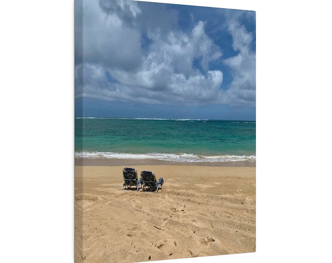 Julie's Beach Matte Canvas, Stretched, 0.75"