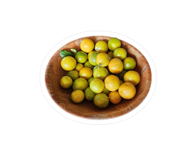 Calamansi Lime Bowl Kiss-Cut Vinyl Decals