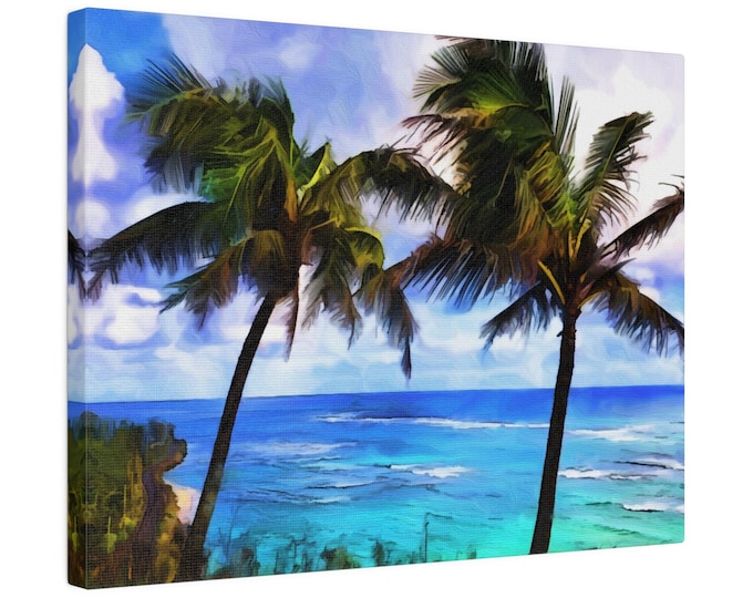 Windward Oahu, Matte Canvas, Stretched, 0.75"