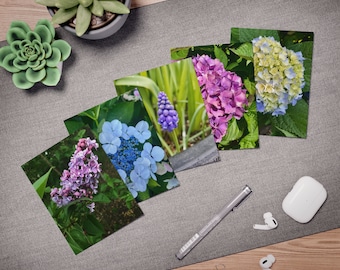 Garden Flowers Multi-Design Greeting Cards (5-Pack)