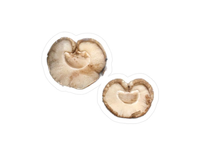 Shiitakes Kiss-Cut Vinyl Decals