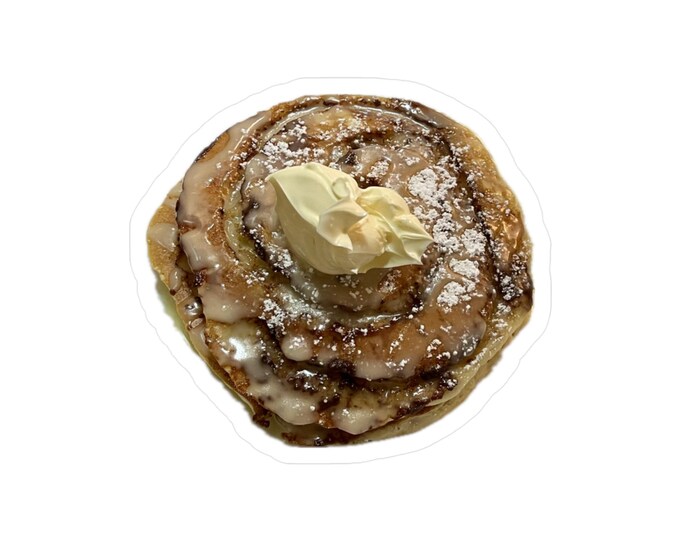 Cinnamon Roll Pancakes Kiss-Cut Vinyl Decals