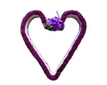 Stephanie's Fancy Orchid Lei Kiss-Cut Vinyl Decals