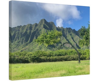 Ko'olau Matte Canvas, Stretched, 0.75"