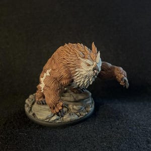 Owlbear-miniatuur voor Dungeons and Dragons of Pathfinder