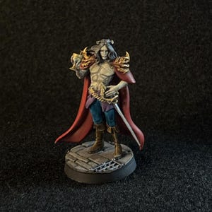 Strahd Vampire Miniature for Dungeons and Dragons